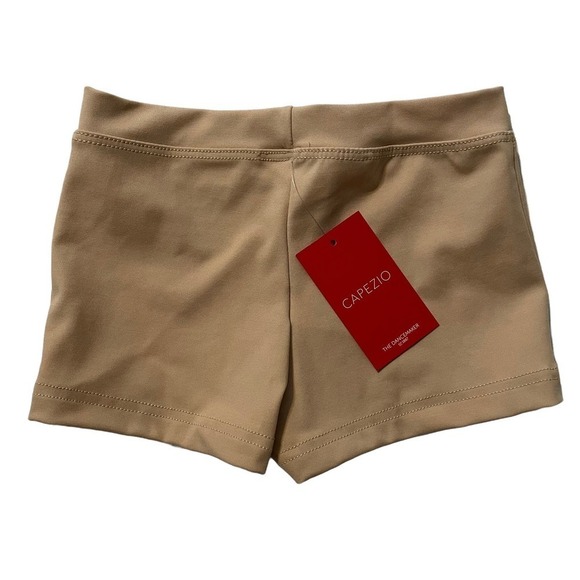 NWT Capezio Low Rise Bike Short Girls Medium - Picture 1 of 5